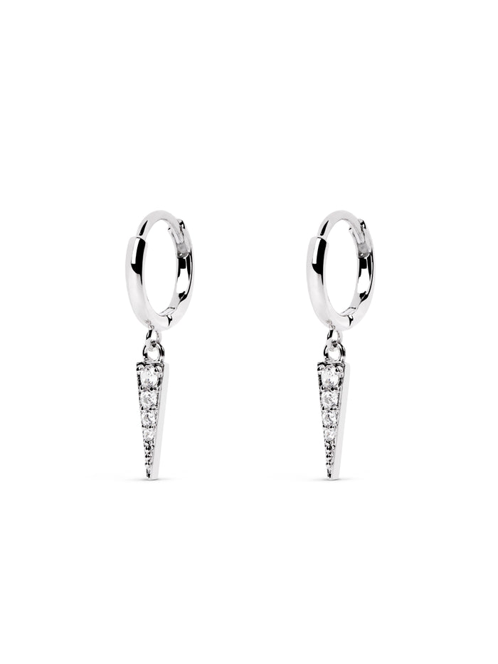 Pendientes Peak Plata