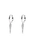 Pendientes Peak Plata