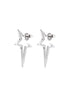 Pendientes Star Punk Plata