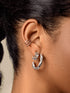 Pendiente Suelto Ear Cuff Triple Plata